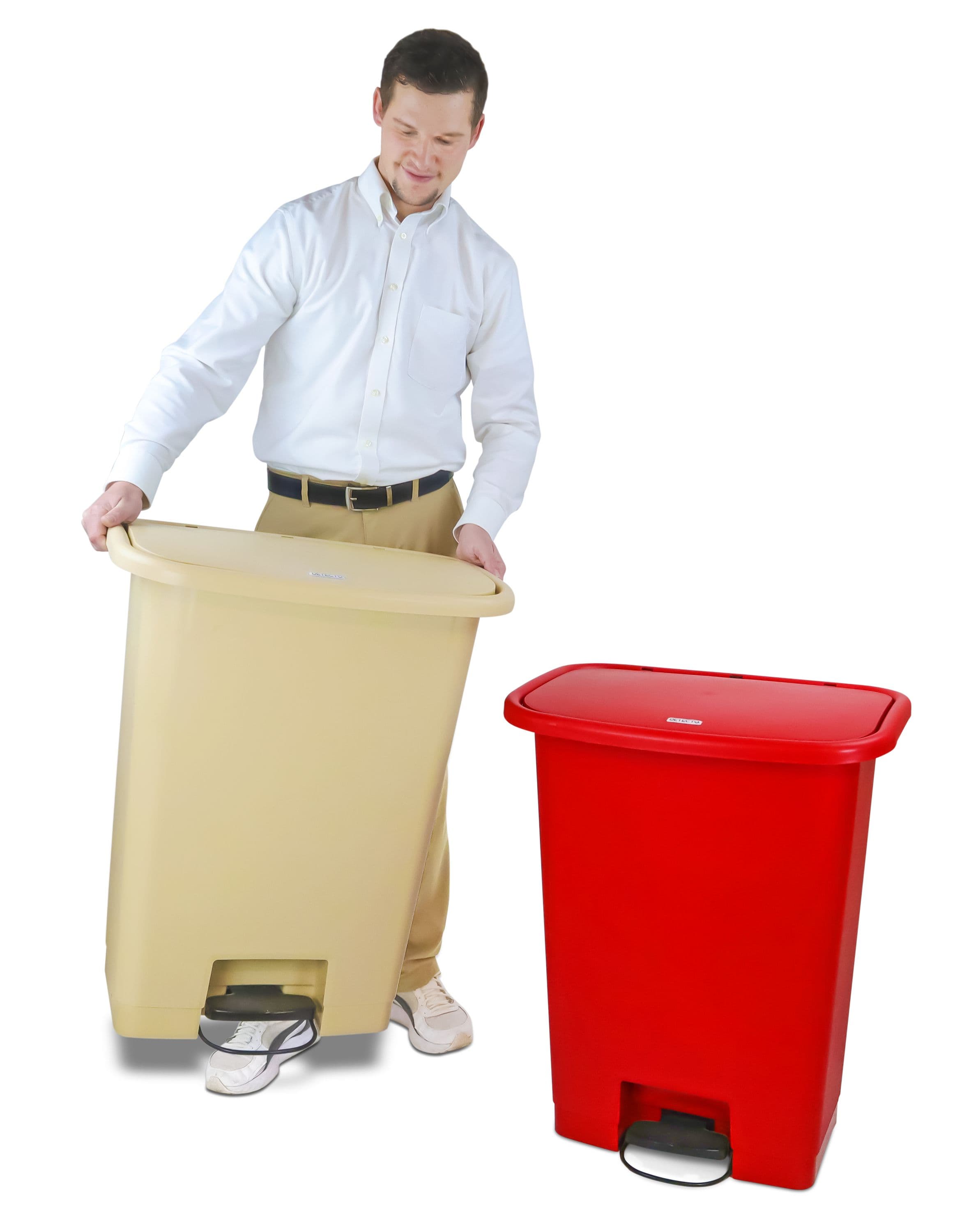 Waste_Mate_-_18_Gallon_Beige_and_Red_with_Person_Lifting.jpg